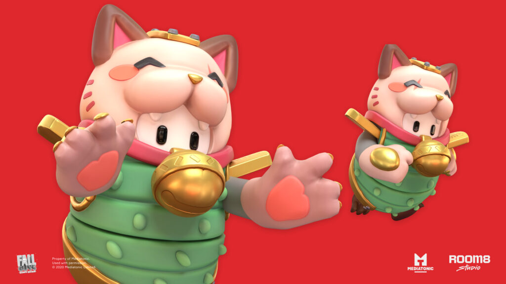 3D character design by Room 8 Studio for Fall Guys